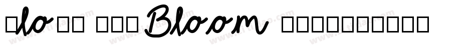 Gloss And Bloom Regu字体转换